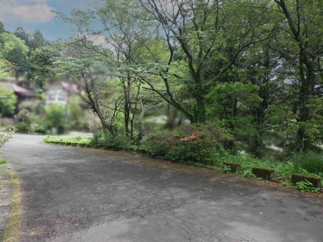 南箱根ダイヤランド⑤の前面道路含む現地写真