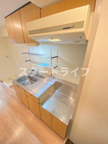 大阪市東淀川区東中島１丁目の賃貸マンションのキッチン