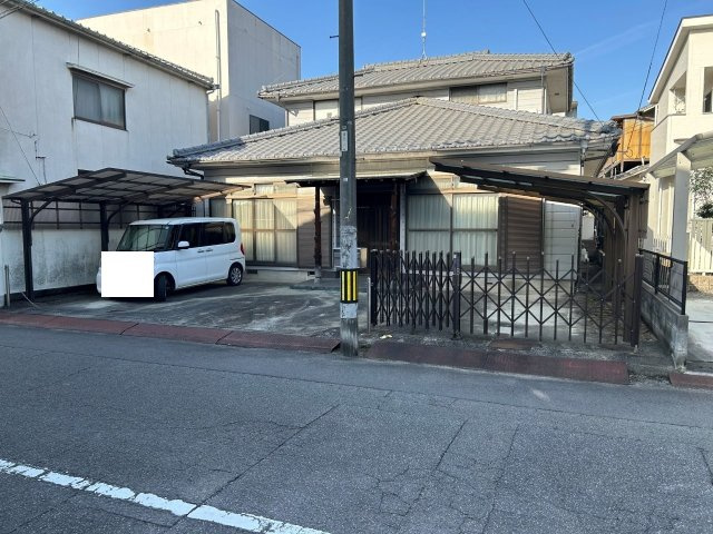 清水町2丁目の前面道路含む現地写真