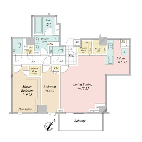 【間取り】 | ウエリス代官山猿楽町テラス