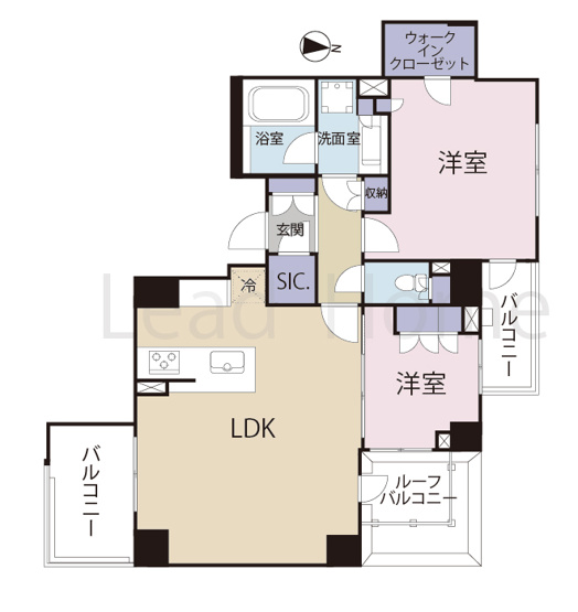 【間取り】 | オープンレジデンシア代々木ザ・ハウス