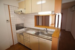 ソーニ・ドゥ・オーロのキッチン