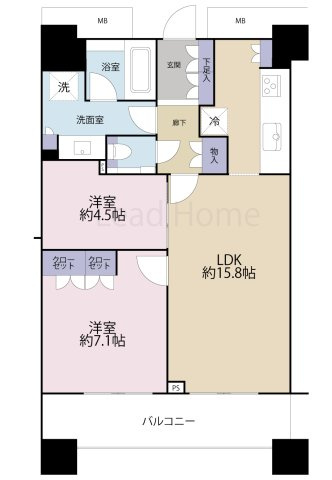 【間取り】 | テラス渋谷美竹
