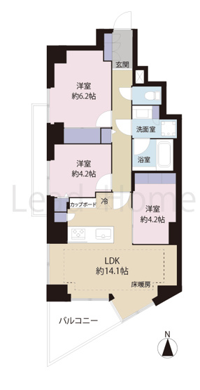 【間取り】 | 代々木パークガーデン