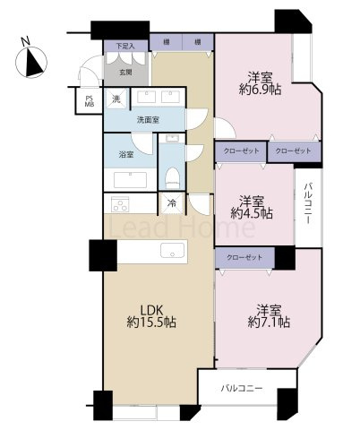 【間取り】 | 代々木ロイヤルマンション