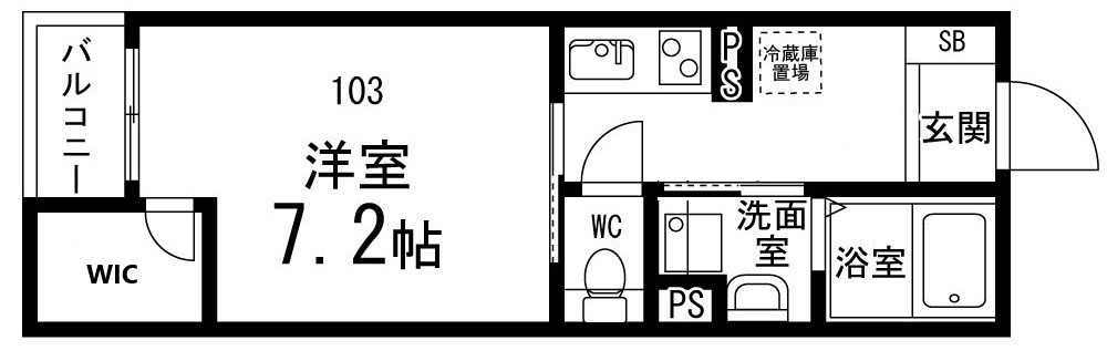 ペアレシア泉ヶ丘Ⅸの間取り