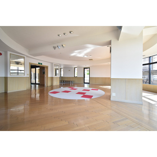 久留米市東櫛原町の賃貸マンションのロビー|清潔なロビーです