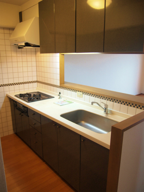 久留米市東櫛原町の賃貸マンションのキッチン|きれいなキッチンです