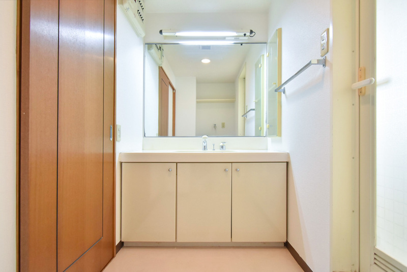 久留米市東櫛原町の賃貸マンションの洗面所|洗面所です