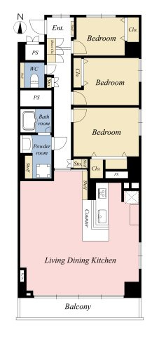 【間取り】 | 広尾マンション