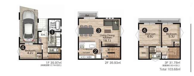 【間取り】 | 渋谷区東2丁目