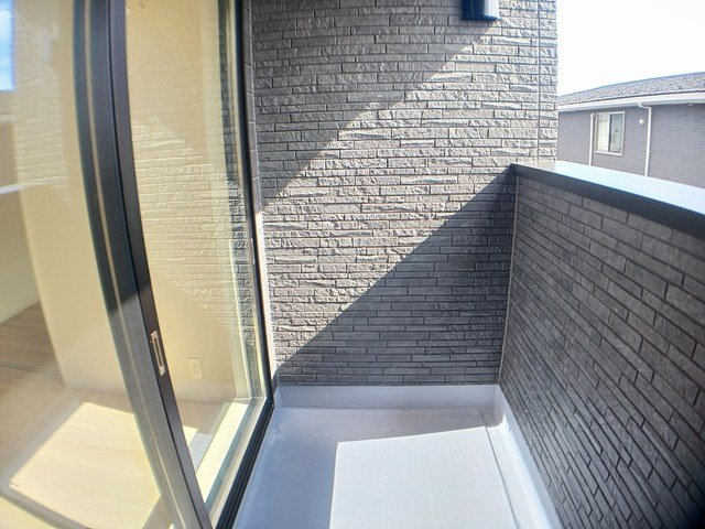 ビリーブＢのバルコニー