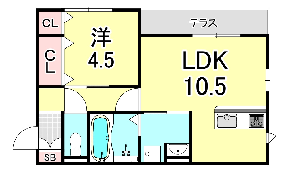 アクシス西宮北口の間取り