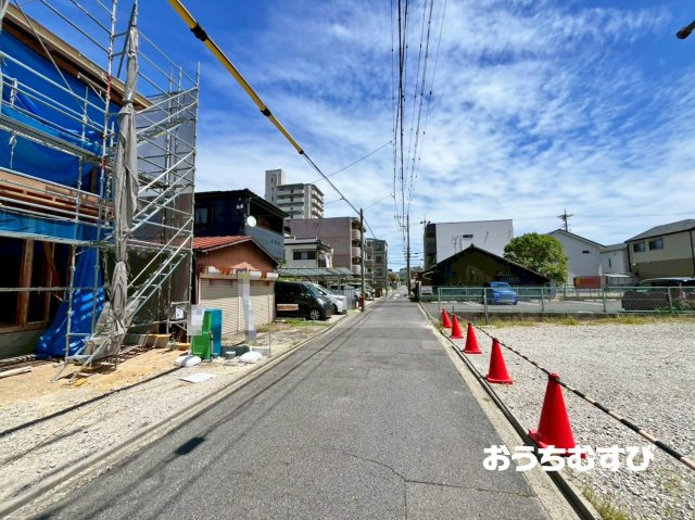 守山区鳥羽見3期(全1棟)の前面道路含む現地写真
