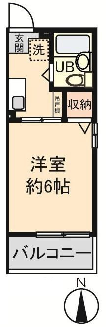 シティハイムサンセットの間取り