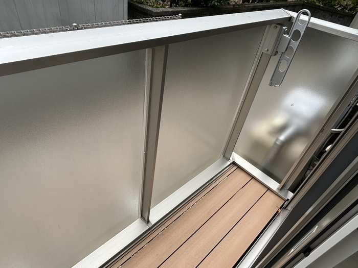 コーポラスみのりのバルコニー