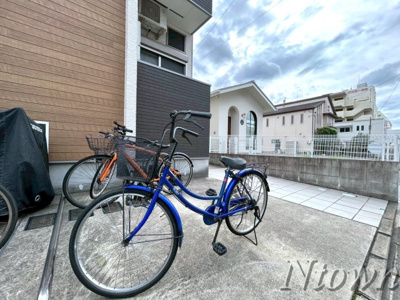 【その他共用部分】 | トレノハウス | 駐輪場です