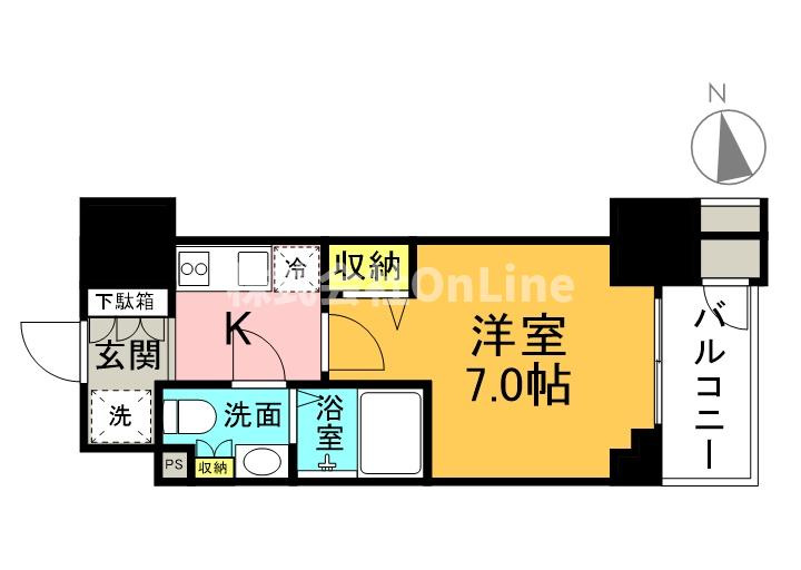 ワールドアイ大阪城EASTアドバンスの間取り