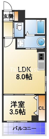 【間取り】 | レジデンスコート森ノ宮