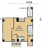 クオン四条柏屋町ビルの間取り