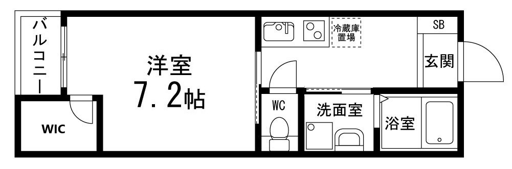 ペアレシア泉ヶ丘Ⅸの間取り