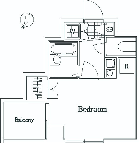 エービーシーステーションプラザ新宿中井の間取り