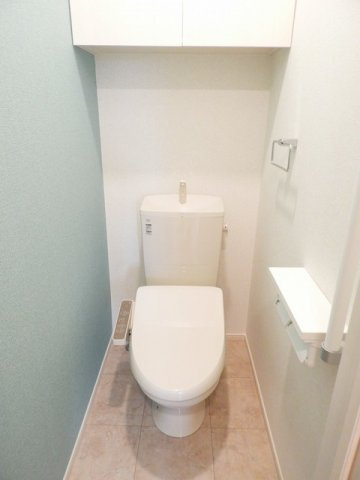 アップフィールド　Ⅱのトイレ|ゆったりとした空間のトイレです