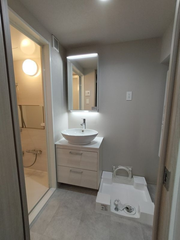 aLATO菊川の洗面所