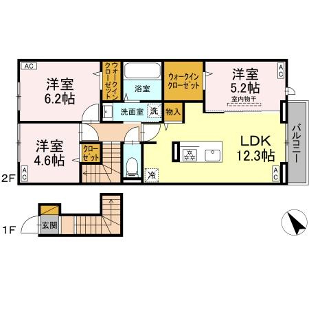 yamajuⅡの間取り