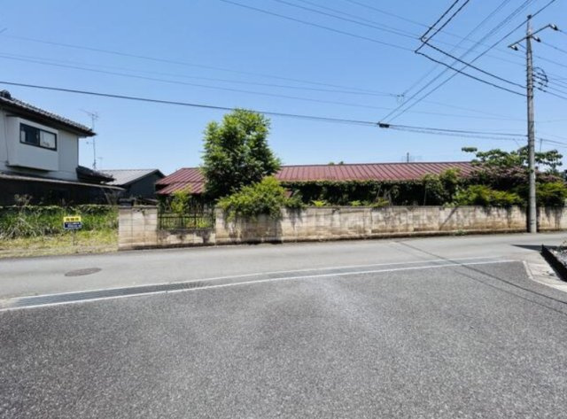 佐野市 田沼町（田沼駅） 住宅用地の前面道路含む現地写真
