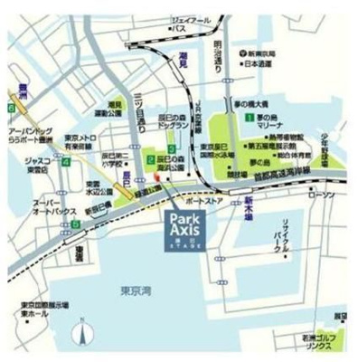 【地図】 | パークアクシス辰巳ステージ