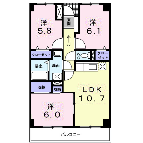 【間取り】 | バッハヴィラ