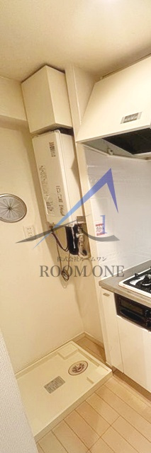 ラティス新橋の設備|洗濯機置場です。