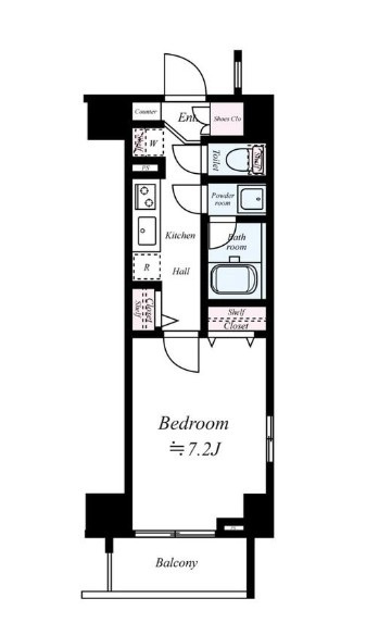 クレヴィスタ多摩川の間取り|間取りです。