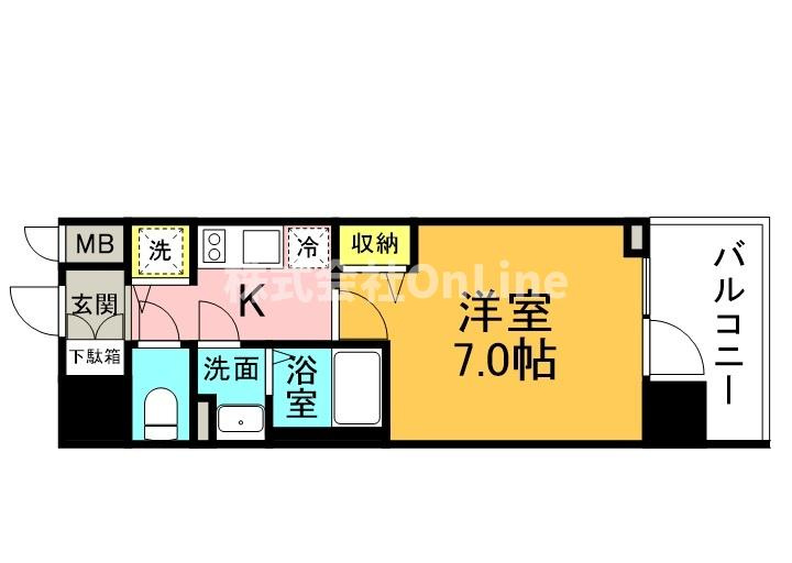 Cion Osaka East Gateの間取り