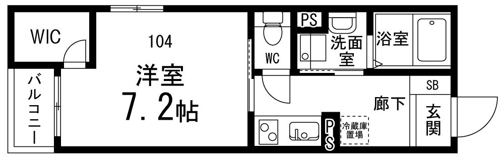 サンセールⅡの間取り