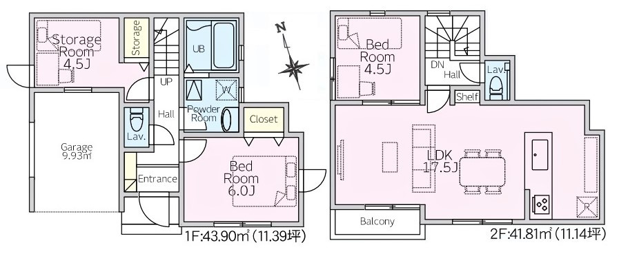 練馬区東大泉7丁目第2期　全1棟　1号棟