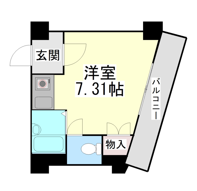 ヒルズ六甲の間取り