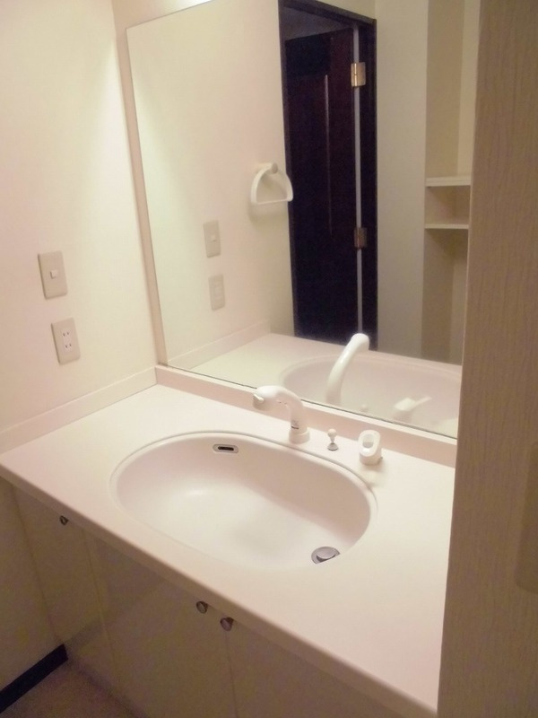 熊本市中央区新大江３丁目の賃貸マンションの独立洗面台