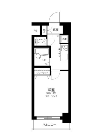 パークウェル池袋の間取り