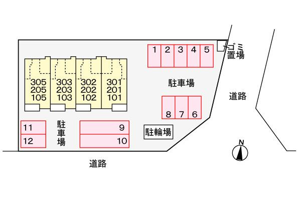 ｇｌａｎｚ　Ｙ．Ｓ　　刈谷市近郊の賃貸はクラスホームの駐車場