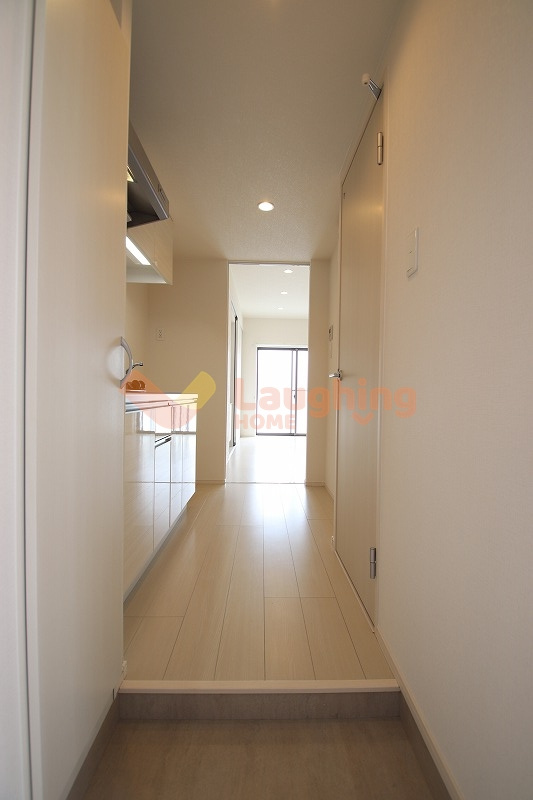 久留米市大石町のアパートの玄関|シンプルで使いやすい玄関です