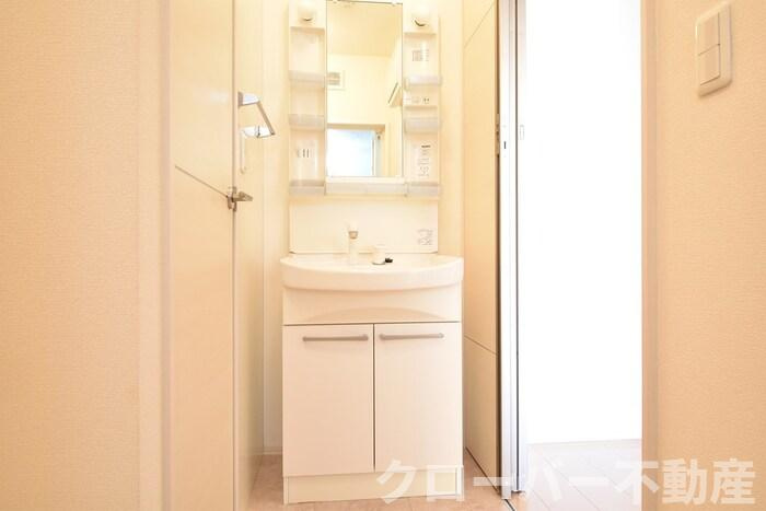 メゾン アイジュの独立洗面台|洗髪洗面化粧台