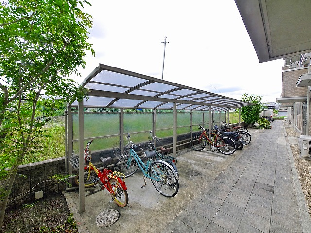 アンソレイユのその他共用部分|駐輪所