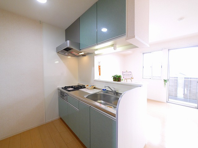 アンソレイユのキッチン|使いやすいキッチンです