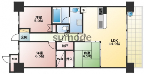 【間取り】 | ミリカテラス2街区