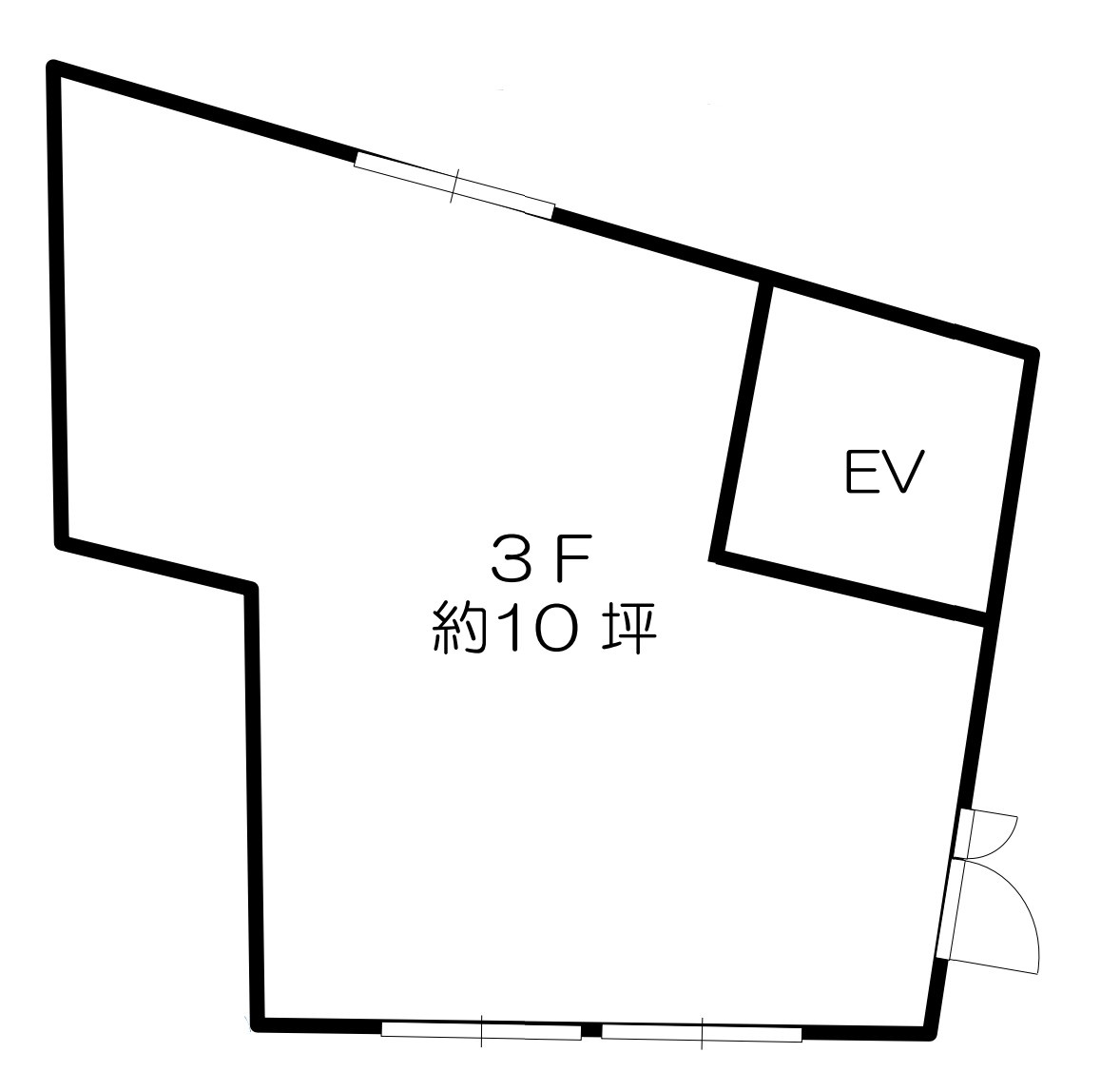 六万寺ベース日本橋ビルの間取り