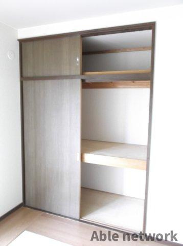 神栖市深芝南３丁目のアパートの収納|押し入れ