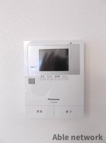 神栖市深芝南３丁目のアパートのセキュリティ|ＴＶインターホン