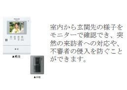 【セキュリティ】 | 香取市佐原新築工事 | カメラ付インターホン（イメージ）